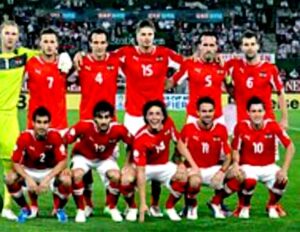 The image shows Austria national football team group photo.