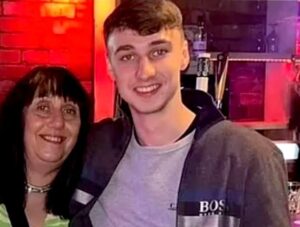 The image shows a 19 years old young and handsom boy named Jay Slater with his mother in blog post named "Shocking Update: Jay Slater Missing Tenerife for 10 Days – Latest Search Efforts"